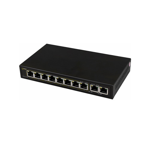 SG108 8x POE | 10x 1 Gb | výkon 90 W | bez managementu | dosah až 100 m