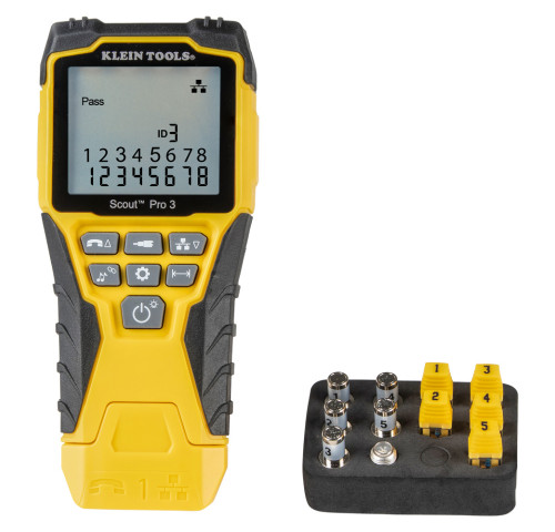 LAN TESTER - VDV Scout® Pro 3 Tester Kit - KLEIN TOOLS LAN TESTER - VDV Scout® Pro 3 Tester Kit - KLEIN TOOLS