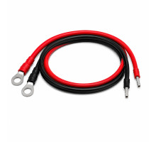 Bateriový nabíjecí, propojovací kabel 1 m, 4 mm2, M8 – dutinka, pár (RVV4-M8-1) Bateriový nabíjecí, propojovací kabel 1 m, 4 mm2, M8 – dutinka, pár (RVV4-M8-1)
