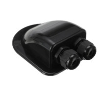 Kabelová střešní průchodka, černá - DOUBLE