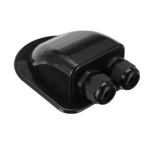 Kabelová střešní průchodka, černá - DOUBLE