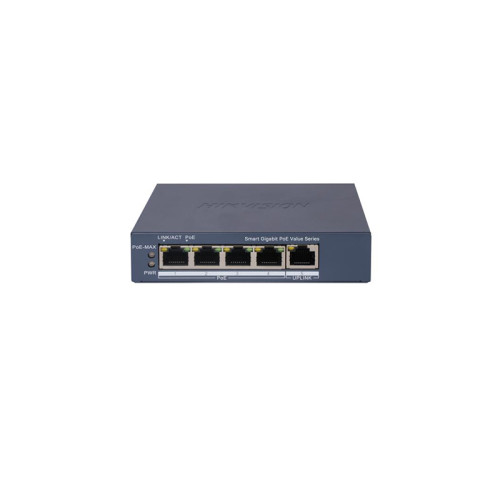 DS-3E1505P-EI/M 5 portový switch - 4x PoE 30W 1Gbps + 1x uplink RJ-45 1Gbps, PoE celkem… DS-3E1505P-EI/M 5 portový switch - 4x PoE 30W 1Gbps + 1x uplink RJ-45 1Gbps, PoE celkem…