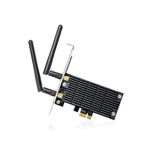 Síťová karta TP-Link Archer T6E AC 1300 Dual Band, 400Mbps 2,4GHz/ 867Mbps 5GHz, PCI-e, odnímatelná anténa