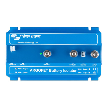 Oddělovač akumulátorů Argo FET 100-2, dvě baterie 100A Oddělovač akumulátorů Argo FET 100-2, dvě baterie 100A