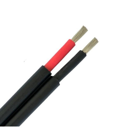 Solární kabel MHPower H1Z2Z2-K 2x 10mm2, 1500V, černý, dvojitý, 100m balení Solární kabel MHPower H1Z2Z2-K 2x 10mm2, 1500V, černý, dvojitý, 100m balení