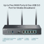 Router TP-Link ER706W VPN WiFi 6, 1x GWAN + 4x GWAN/LAN + 1x GWAN/LAN SFP, USB, Omáda SDN Router TP-Link ER706W VPN WiFi 6, 1x GWAN + 4x GWAN/LAN + 1x GWAN/LAN SFP, USB, Omáda SDN