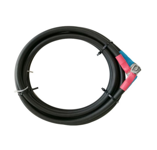 Propojovací kabely baterie a měniče napětí d. 1,5m, 25mm2, 2x očko M8 - pár
