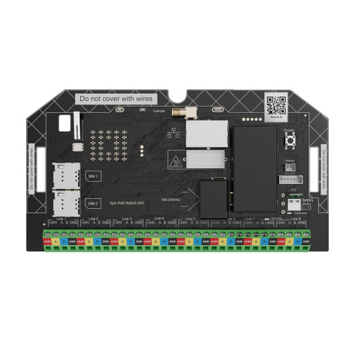 Superior Hub Hybrid (4G) Fibra, ústředna hybridního zab. systému bez boxu, podpora foto verifikace Superior Hub Hybrid (4G) Fibra, ústředna hybridního zab. systému bez boxu, podpora foto verifikace