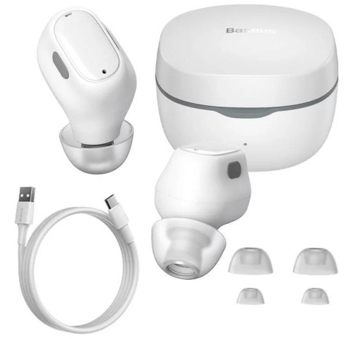 Bluetooth sluchátka Baseus Bowie WM01 bílá Bluetooth sluchátka Baseus Bowie WM01 bílá