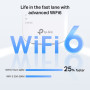 WiFi extender TP-Link RE660X AP/Extender/Repeater AX1800, 1x GLAN, EasyMesh