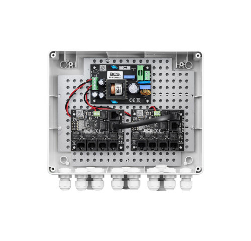 BCS-IP8/Z/E-S Toto je sada pro napájení CCTV kamer. Zařízení je pohodlným řešením… BCS-IP8/Z/E-S Toto je sada pro napájení CCTV kamer. Zařízení je pohodlným řešením…