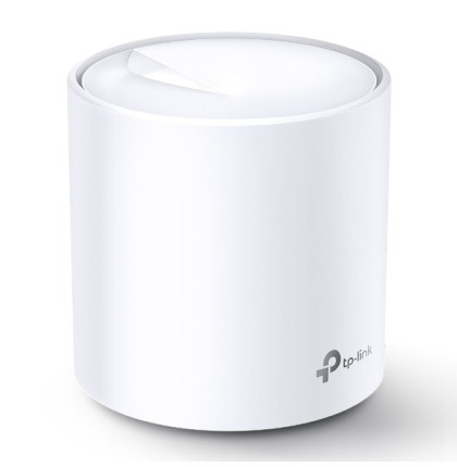 WiFi router TP-Link Deco X60(1-pack) AX5400, WiFi 6, 2x GLAN, / 574Mbps 2,4GHz/ 2402Mbps 5GHz