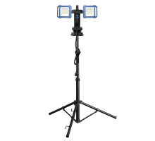 Solight duální teleskopický přenosný LED reflektor se zásuvkou, 2x30W, 5400lm, 4000K, 62-152cm, IP54 Solight duální teleskopický přenosný LED reflektor se zásuvkou, 2x30W, 5400lm, 4000K, 62-152cm, IP54