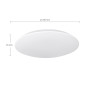 Solight LED osvětlení Adrano s ochranou proti vlhkosti, IP54, 12W, 1020lm, 3CCT, 23cm
