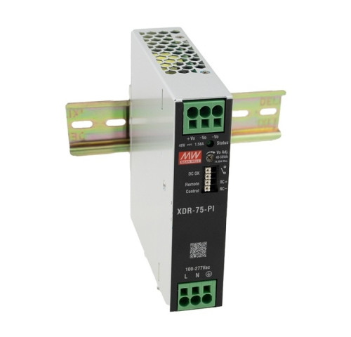 MEAN WELL XDR-75-12PI Průmyslový prémiový zdroj na DIN lištu 75W 12V MEAN WELL XDR-75-12PI Průmyslový prémiový zdroj na DIN lištu 75W 12V