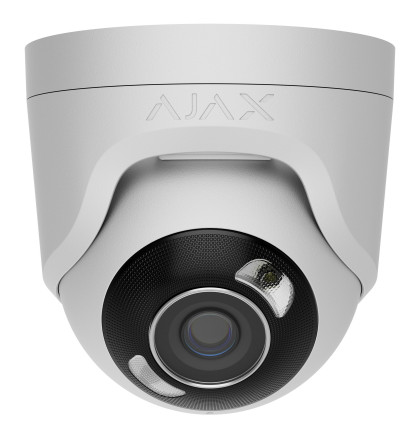 TurretCam HL, 8 Mp, 2,8 mm, hybridní osvětlení 50m, AI Analytics, microSD, H.265, WDR, HDR, IP65, PoE/PoE+, 12VDC, bílá