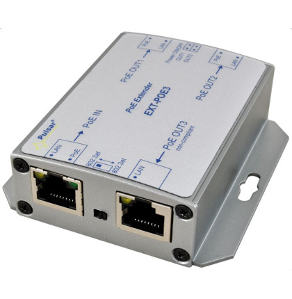 CP-PR-111 PoE extender s rozbočením na tři IP kamery