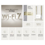 WiFi extender TP-Link Mercusys ME25BE AP/Extender/Repeater, WiFi7,  BE3600, 1x GLAN
