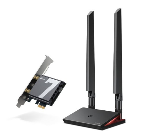 Síťová karta TP-Link Archer TBE550E BE9300 WiFi 7, PCI-e, Bluetooth, odnímatelná anténa