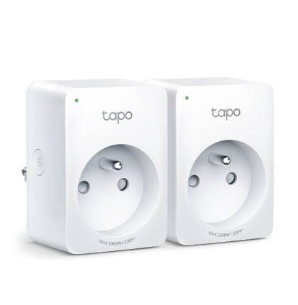 Chytrá zásuvka TP-Link Tapo P100 (2-pack) regulace 230V přes IP, Cloud, WiFi