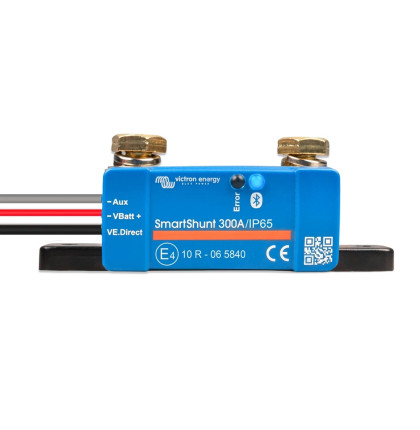 Sledovač stavu baterie SmartShunt IP65 300A Victron Energy s Bluetooth Sledovač stavu baterie SmartShunt IP65 300A Victron Energy s Bluetooth