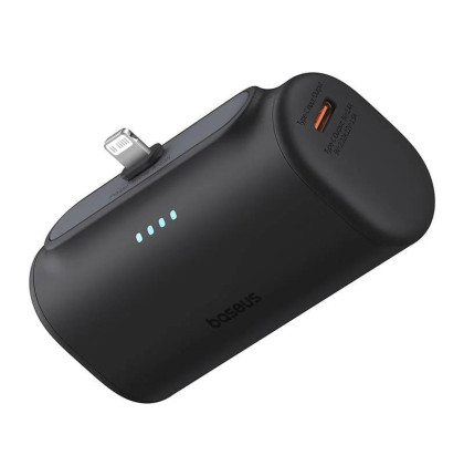 Powerbanka Baseus Compact 5000mAh, 20W, s konektorem Lightning černá