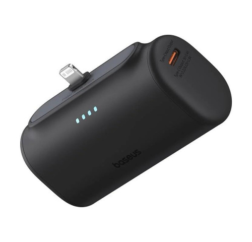 Powerbanka Baseus Compact 5000mAh, 20W, s konektorem Lightning černá