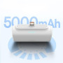 Powerbanka Baseus Compact 5000mAh, 20W, s konektorem USB-C bílá