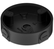 PFA137-B -V2 zapojovací box kulatý, černý, průměr 122 mm