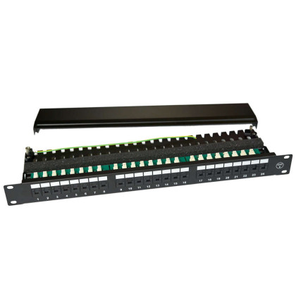 Patch panel osazený 19