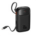 Powerbanka Baseus Qpow2 10000mAh, 30W, s kabelem USB-C černá