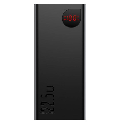 Powerbanka Baseus Adaman Metal 20000mAh, 22,5W černá