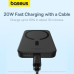 Bezdrátová powerbanka Baseus Magnetic Mini Air 6000mAh, 20W černá