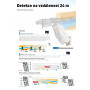 HX-80N venkovní, 2x PIR, inst 2,5-3m, PET, dosah 24m