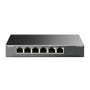 Switch TP-Link TL-SF1006P 6x LAN, 4x PoE+, 67W, kov, poškozený obal Switch TP-Link TL-SF1006P 6x LAN, 4x PoE+, 67W, kov, poškozený obal