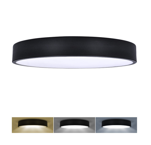 Solight LED stropní osvětlení LECCE, 3CCT, 48W, 2900lm, 40cm, 3000/4000/6000K, černá Solight LED stropní osvětlení LECCE, 3CCT, 48W, 2900lm, 40cm, 3000/4000/6000K, černá