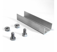 Spojka 150 mm se šrouby, pro hliníkové lišty čtvercové typu H