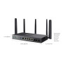 Router TP-Link DR3650v-4G VPN WiFi 6, 1x GWAN + 4x GLAN, 1x DSL, 2x FXS, USB,  Omáda SDN