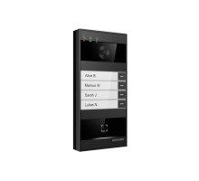 DS-KV8114-NWQE1 Villa 4 tlačítková IP dveřní stanice, odemknutí: obličej, karta, QR kód,… DS-KV8114-NWQE1 Villa 4 tlačítková IP dveřní stanice, odemknutí: obličej, karta, QR kód,…