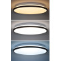 Solight LED osvětlení s dálkovým ovladačem Jamil, 48W, 3360lm, 40cm, změna chromatičnosti, stmívatelné