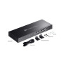 Switch TP-Link ES220GMP 2x GLan, 16x GLan s PoE+, 2x SPF combo, 250W, 19