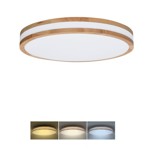 Solight LED osvětlení Woody, 25W, 1350lm, 29cm, 3CCT Solight LED osvětlení Woody, 25W, 1350lm, 29cm, 3CCT