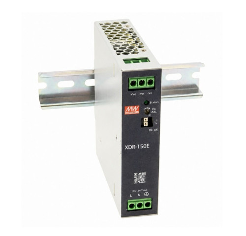 MEAN WELL XDR-150E-24 Průmyslový napájecí zdroj na DIN lištu 150W 24V MEAN WELL XDR-150E-24 Průmyslový napájecí zdroj na DIN lištu 150W 24V