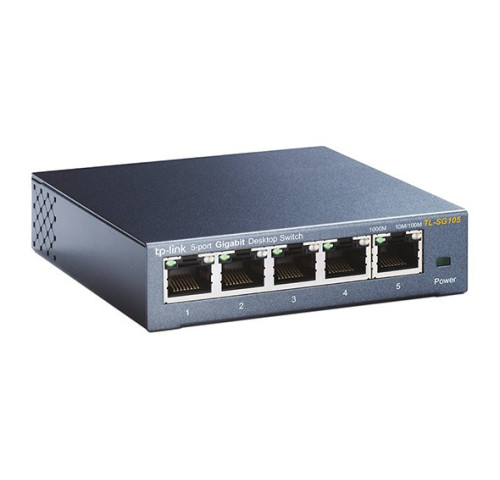 Switch TP-Link TL-SG105S 5x GLan, kov