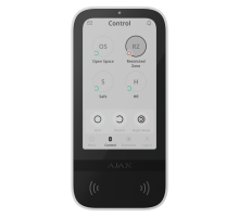 Superior KeyPad TouchScreen G3, bezdrátová dotyková klávesnice, 5′′, DESFire, Bluetooth, bílá