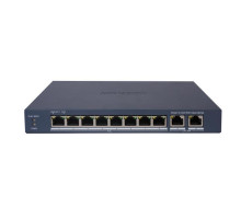 DS-3E1310P-EI/M 8×PoE | 2×Gigabit | výkon 85W | smart managed | dosah až300m /100Mb