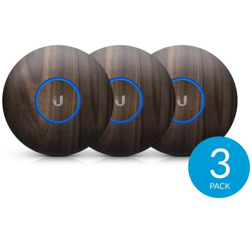 Ubiquiti kryt pro UAP-nanoHD, U6 Lite a U6+, dřevěný motiv, 3 kusy