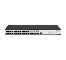 DS-3E2528-HI-24T4F 24×GigabitRJ45 | 4×GigabitSFP | výkon 21W | bez POE | smart managed L2+ |…