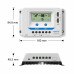 Epever VS2024AU solární PWM regulátor, 12/24V, 20A s LCD displejem série VS