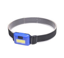 Solight LED čelová svítilna, 3W COB, modrá, 3x AAA